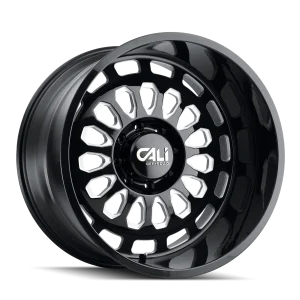 Cali Off-Road – PARADOX – Black – 20″x10″ -25mm – Summer Wheels – 9113-2173BM